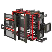 ANTEC LanBoy Air open frame mesh PC Computer Case Chassis Black and red