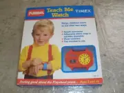 NEW PLAYSKOOL TEACH ME WATCH TIMEX IN BOX 1985