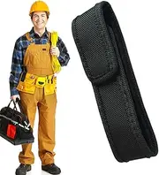 Flashlight Pouch Holster - Flashlight Holder for Duty Belt - Nylon Flashlight Pouch Light Carry Case Tool Carrier Gear for Enforcement Security