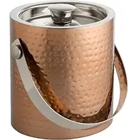Epicurean Ice Bucket with Tongs, Copper