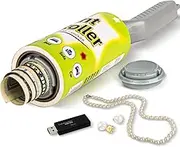 Livebe Real Working Lint Roller with Storage, Secret Stash Safes, Secret Hidden Diversion,Money Jewelry Storage (Man)