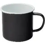 在飛比找遠傳friDay購物優惠-《Utopia》琺瑯馬克杯(白黑300ml) | 水杯 茶杯