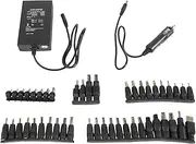 Suesacy Universal 12V-24V AC Power Adapter Adjustable Car Home Charger USB12V Power Supply 100W 5A Laptop with 38Pcs DC Connector
