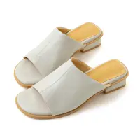 在飛比找momo購物網優惠-【amai】極簡設計韓系低跟涼拖鞋 低跟涼鞋 粗跟拖鞋 涼拖
