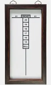Formula Sports Dart Board Framed White Board Score Board - Cricket