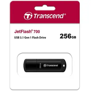 創見 Transcend JF700 32G/64G/128G/256G/512G JetFlash700 黑色 USB3.1 隨身碟-富廉網