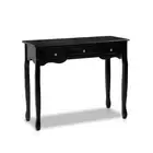 NEW Artiss Hallway Console Table Wooden French Drawer Black