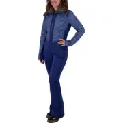 Obermeyer Katze Ski Suit Women's Navy Blue One Piece Snow Suit Size 8