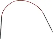 Chiaogoo Stainless Steel Regular Red Circular Knitting Needles: US Size 1, 9-Inch Cable (Metric Size 2.25, 23cm Cable)