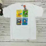 The Peanuts Gang Shirt Vintage Charlie Brown Snoopy Linus Pig Pen VTG NWT
