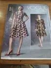 VOGUE SEWING PATTERN 1737 MISSES 6-14 EASY NOTCH NECKLINE FLARED & SLIM DRESSES