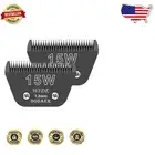 15 Wide Dog Grooming Blades - Stainless Steel for Andis, Oster, Wahl Clippers