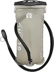 GLANC Hydration Bladder - 2L / 3L Water Bladder for Hiking Backpack, BPA Free Leakproof Water Reservoir for Hydration Pack, Insulated Hose & High Flow Bite Valve