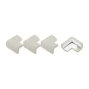 Corner Guards Edge Protectors, 4Pack Foam Bumper L Shape, 55mm, Gray