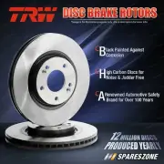 2x Rear TRW Brake Rotors for Mini Clubman R55 Cooper R50 R52 R53 R56 R57 259mm (for: Mini)