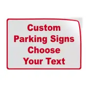 Horizontal Vinyl Stickers Custom Parking Osha Traffic Industrial