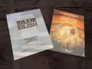 BILLIE EILISH two Grammy ads with her animated self, Disney "Happier Than Ever"