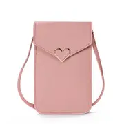 2 Pcs Touch Screen Cell Phone Purse Smartphone Wallet Leather Shoulder Strap Handbag Women Bag