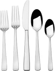 [Mikasa] Barrett 18.10 45 Piece Stainless Steel Cutlery Set, Service for 8