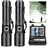 Flashlights High Lumens Rechargeable, 990,000 Lumens Super Bright Led Flash