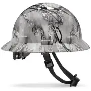 Updated Vented Full Brim Hard Hat, Chain, Padded, OSHA Construction Safety Ap...