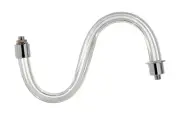 B&P Lamp 8" (203Mm) Fluted Glass Chandelier Arm