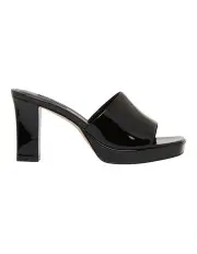 [Nine West] Behot Platform Sandal In Black