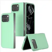 [GIOPUEY] Case Compatible with Google Pixel 9 Pro Fold, Hard PC Material Cover, Comfortable and Smooth to the Touch Phone Case, Shockproof, Anti-Fingerprint - green