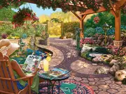 Ravensburger - Cosy Backyard Bliss Large Format Puzzle 750pc