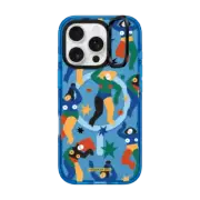 iPhone 16 Pro Impact Ring Stand Case MagSafe Compatible Summer dance color by Minerva GM