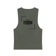 Beef baits fishing Australia Fishin print Stonewash Tank Top