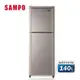 【現金價請看標籤】SAMPO聲寶 140L 1級定頻2門電冰箱 SR-C14Q (Y9晶鑽金/R6紫燦銀) 含定位安裝
