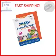 Prang (Formerly SunWorks) Construction Paper, Orange, 9" x 12", 50 Sheets