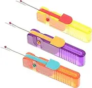 AKOOSY 3Pcs Seam Ripper Ergonomic Thread Remover for Quick Unpicking and DIY Sewing Crafts Comfortable Grip for Removing Threads Cross Stitch and Garment Repairs