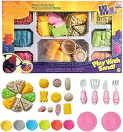 Sand Toys Set,Beach Tool Sensory Sandbox Toys Play Sand Mold Kit | Educational Fine Motor Skills Learning Digging Playset for Easter, Birthday, Children's Day