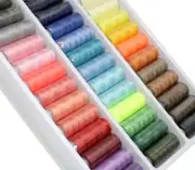 Polyester Sewing Threads 24/39 Color Yarn Spools Hand Embroidery Craft Accessory