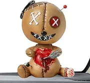 Voodoo Doll Shaking Head Doll | Voodoo Doll Shaking Head Car Ornaments | Cool Voodoo Doll Car Dashboard Decorations Shaking Head