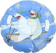 HANABASS Bring a Ski Ring Sleds Tube Snowman Snowmobile Inflatable Ice Snowboards Winter Outdoor Snow Sledding for Snow Sled for Winter Snow Tire Blue