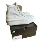 Converse Chuck Taylor All Star Move White Platform Women’s Shoes Size 9 568498C