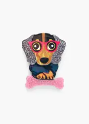 [Taking Shape] Taking Shape Dachshund Brooch in Multi - Women's Accessories Multi