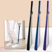 Shoe Tools High Shoe Spoon Shoehorn Magnet Pull Long Handle Shoe Horn Shoe Lifter-ZZY dark blue