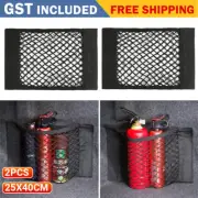 2x Car Back Seat Organizer Pocket Universal Storage Cargo Rear Mesh Net Pouch