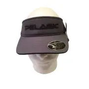 PELAGIC High Performance Offshore Gear Men's Gray Flexfit Pro Adjustable Visor