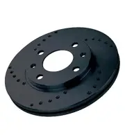 Black Diamond X-Drill Frt Disc for BMW 1 Series F20/21 116i w/o Sports Pack 11>
