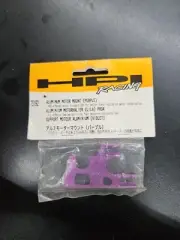 Vintage RC HPI 75107 Aluminum Motor Mount Purple Pro 4 NIP (K1)