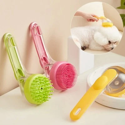 Dogs Cats Pets Brush Pet Bath Brush Cleaning Brushes Long Handle Shower Brush Pe