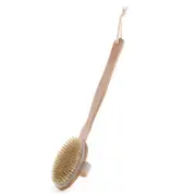 2 PCS Wooden long handle bath bristle brush bath brush bath brush back brush massage brush back brush bath brush