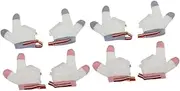 QUMIIRITY 4 Pairs Gloves Nail Biting Gloves Finger Guard Finger Corrector Chewy Gloves Stop Protective Glove Thumb Stop for Gloves Nylon