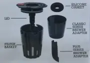 DURABLE K-Cup Reusable Replacement Coffee Filter Refillable Holder Pod in Keurig