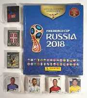 Panini World Cup Russia 2018 Complete - *HARD COVER* Album/670stickers Pink Back